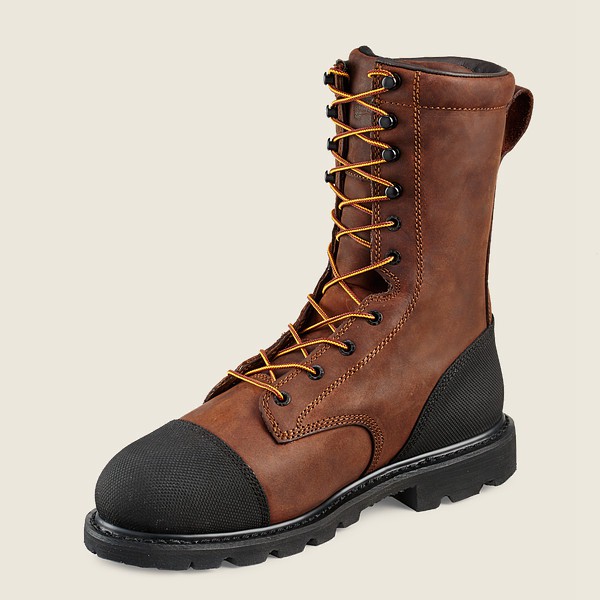 Red Wing Safety Boots Truwelt - 10-Inch Insulated Waterproof Toe Metguard - Brune/Svart - Herre 2104